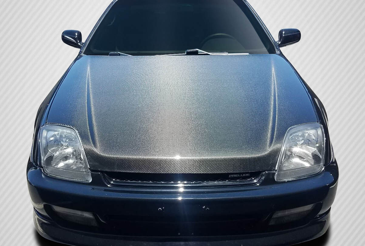 1997-2001 Honda Prelude Carbon Fiber OEM Hood - 1 Piece - 101908
