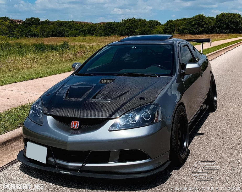 2002-2006 Acura RSX Carbon Creations Type M Hood - 1 Piece