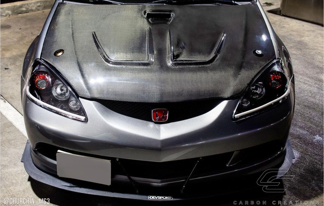 2002-2006 Acura RSX Carbon Creations Type M Hood - 1 Piece