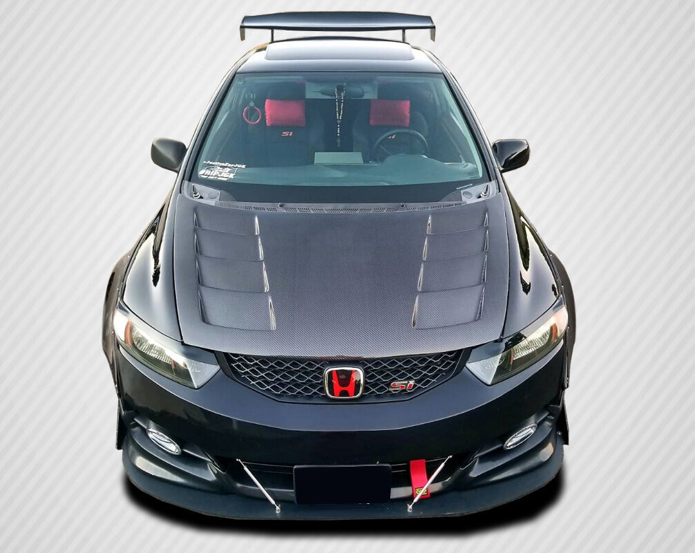 2006-2011 Honda Civic 2DR Carbon Fiber Circuit Hood - 1 Piece - 103131