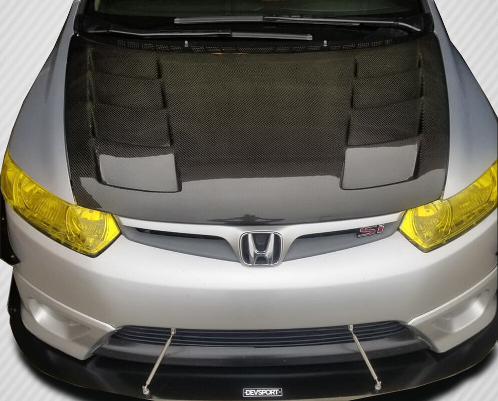 2006-2011 Honda Civic 2DR Carbon Creations Circuit Hood - 1 Piece