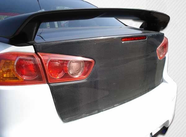2008-2015 Mitsubishi Lancer / Lancer Evolution 10 Carbon Fiber OEM Trunk - 1 Pie