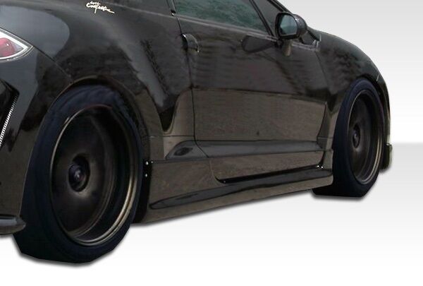 2006-2012 Mitsubishi Eclipse Duraflex Spirit Side Skirts Rocker Panels - 2PC - 1