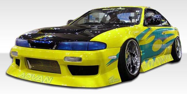 1995-1996 Nissan 240SX Duraflex Type U Front Bumper Cover - 1PC - 104626