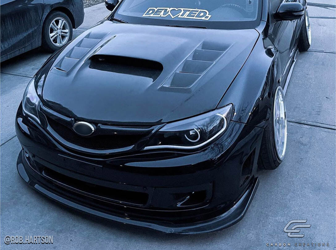 2008-2011 Subaru Impreza 2008-2014 WRX STI Carbon Creations GT Concept Hood - 1 Piece