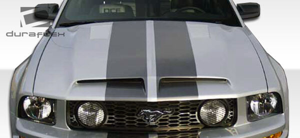2005-2009 Ford Mustang Duraflex GT500-Style Hood - 1 Piece