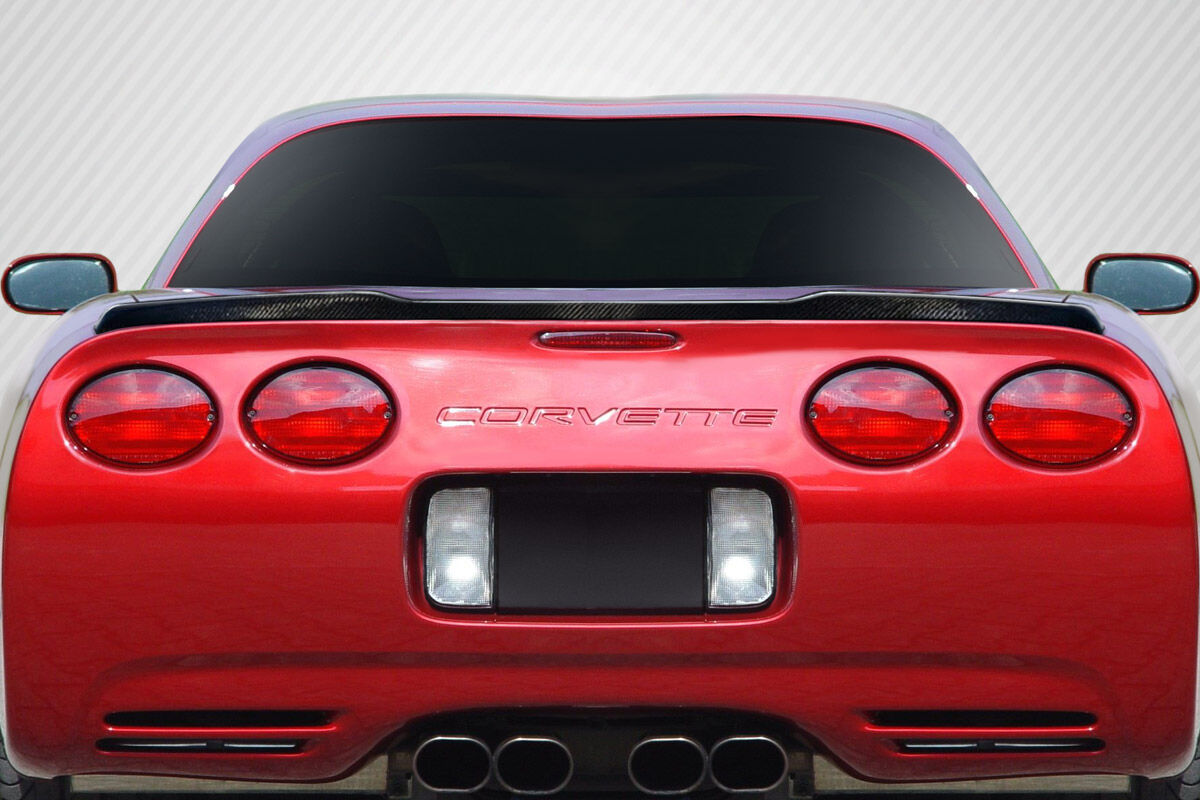 1997-2004 Chevy Corvette C5 Carbon Fiber ZR Edition Wing Trunk Lid Spoiler - 1 P