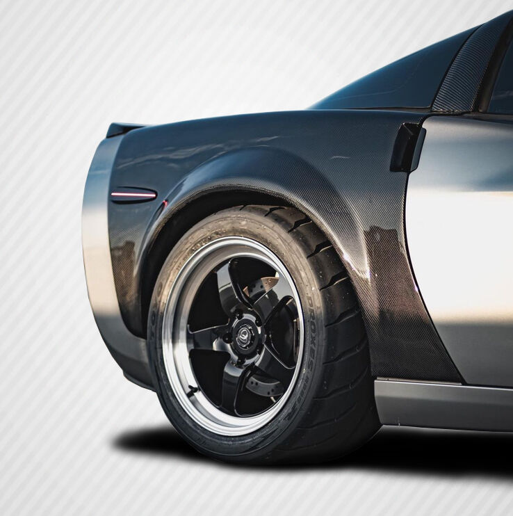 2005-2013 Chevy Corvette C6 Carbon Fiber ZR Edition Rear Fenders - 2 Piece - 105