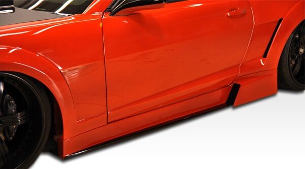 2010-2015 Chevy Camaro Duraflex Circuit Wide Body Side Skirts Rocker Panels - 2P