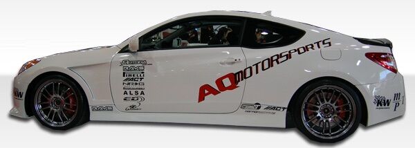 2010-2016 Hyundai Genesis 2DR Duraflex Circuit Side Skirts Rocker Panels - 2PC -