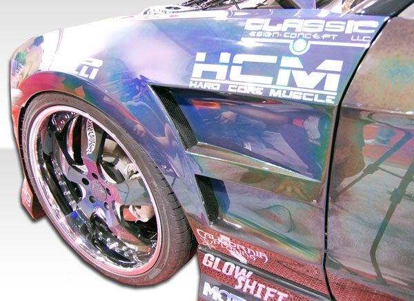 2010-2014 Ford Mustang Duraflex Circuit Fenders - 2PC - 105860
