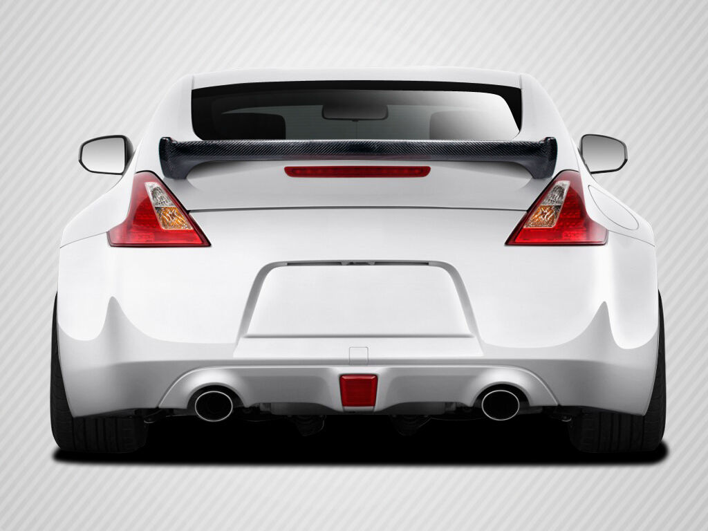 2009-2020 Nissan 370Z Coupe Carbon Fiber N-1 Wing Trunk Lid Spoiler - 1 Piece - CRC-105910