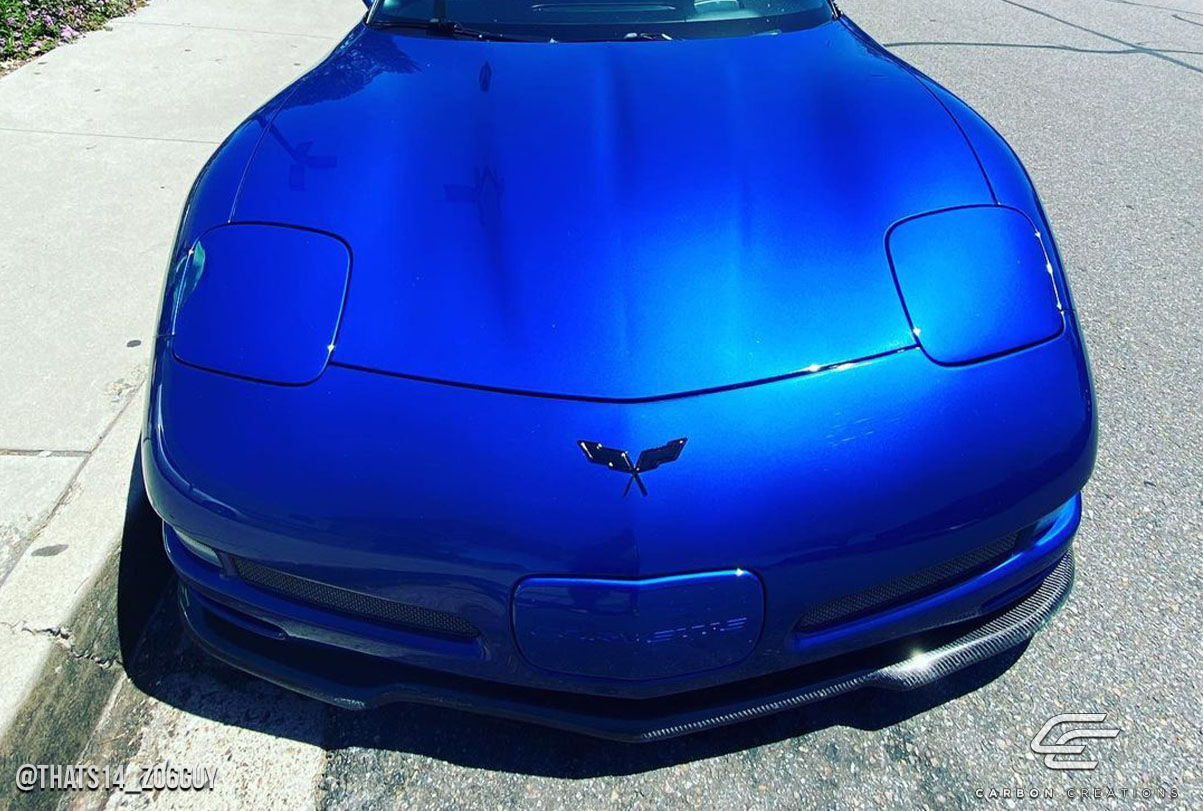 1997-2004 Chevrolet Corvette C5 Carbon Creations C5R Front Under Spoiler Air Dam Lip Splitter - 1 Piece