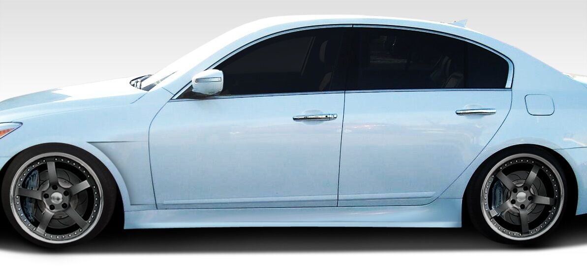 2009-2014 Hyundai Genesis 4DR Duraflex Executive Side Skirts Rocker Panels - 2PC
