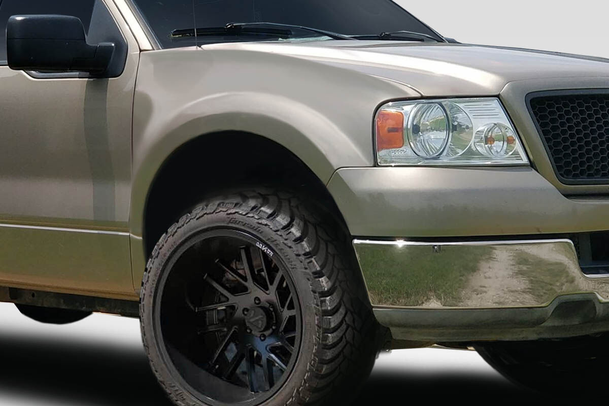 2004-2008 Ford F-150 Duraflex 4.5" Off Road Bulge Front Fenders - 2PC - 106461