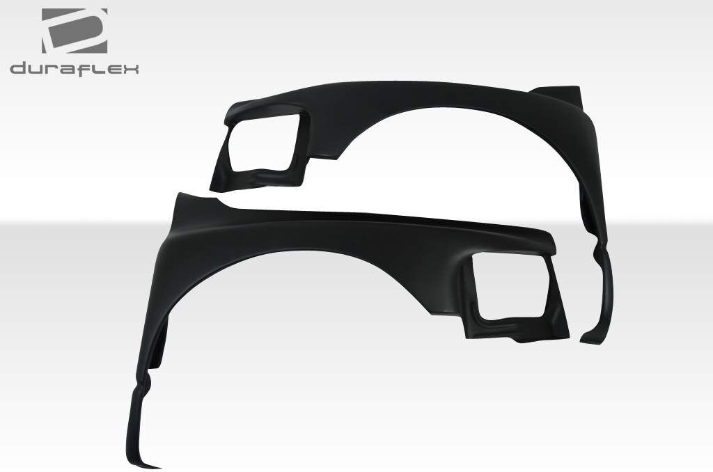 2002-2005 Dodge Ram Duraflex 4.5" Off Road Bulge Front Fenders - 2 Piece
