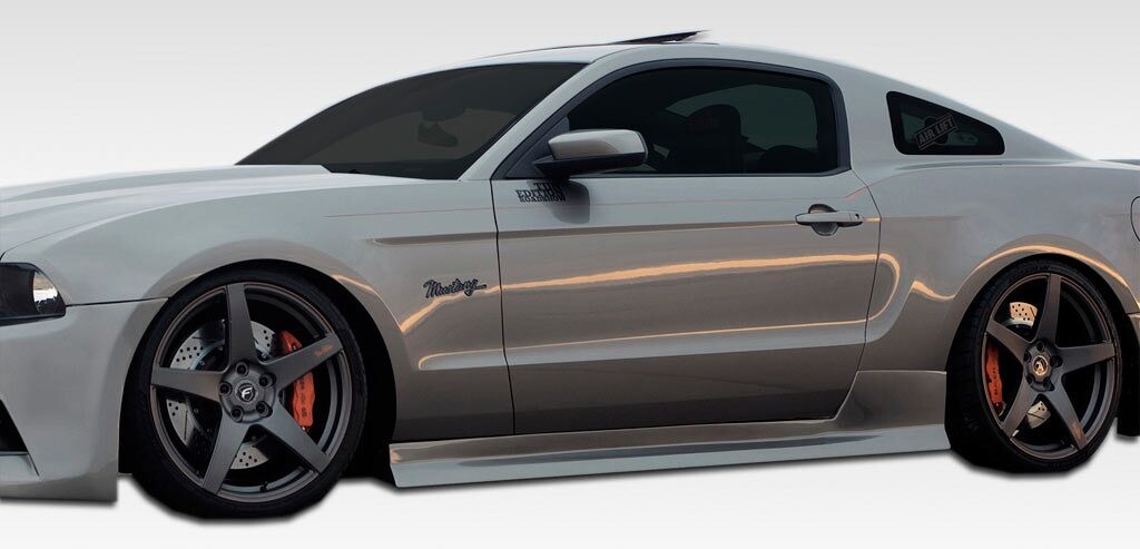 2005-2014 Ford Mustang Duraflex Tjin Edition Side Skirts Rocker Panels - 2PC - 1