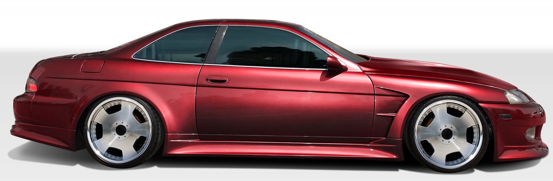1992-2000 Lexus SC Series SC300 SC400 Duraflex V-Speed Wide Body Side Skirts Roc