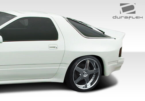 1986-1991 Mazda RX-7 Duraflex MTP Wide Body Rear Fender Flares - 2 Piece