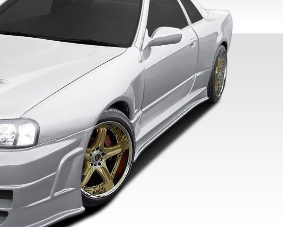 1989-1994 Nissan Skyline 2DR R32 Duraflex R324 Conversion Side Skirts Rocker Pan