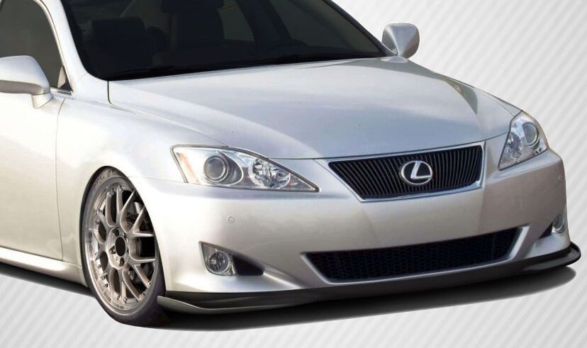 2006-2008 Lexus IS Series IS250 IS350 Carbon Fiber VIP Front Lip Under Spoiler A