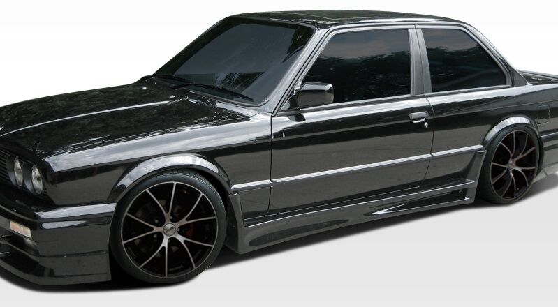 1984-1991 BMW 3 Series E30 Duraflex GT-S Side Skirts Rocker Panels - 2PC - 10684