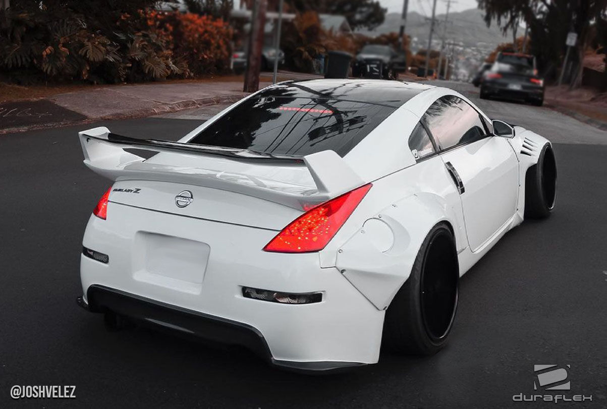 2003-2008 Nissan 350Z Z33 2DR Coupe Duraflex AM-S Wing Trunk Lid Spoiler - 1 Piece
