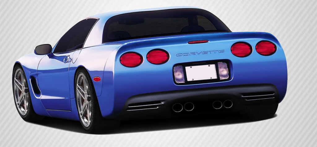 1997-2004 Chevy Corvette C5 Carbon Fiber SP-R Rear Bumper Cover - 1 Piece - 1074