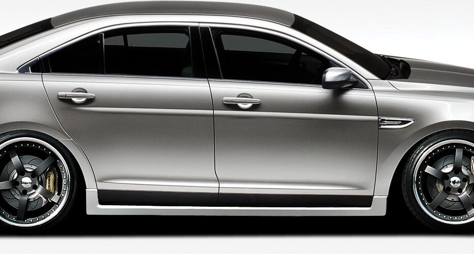 2010-2016 Ford Taurus Duraflex Racer Side Skirts Rocker Panels - 2PC - 107626