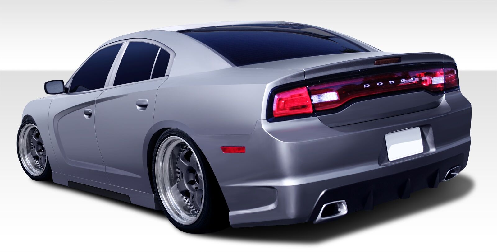 2011-2014 Dodge Charger Duraflex Circuit Rear Bumper Cover - 1PC - 107656