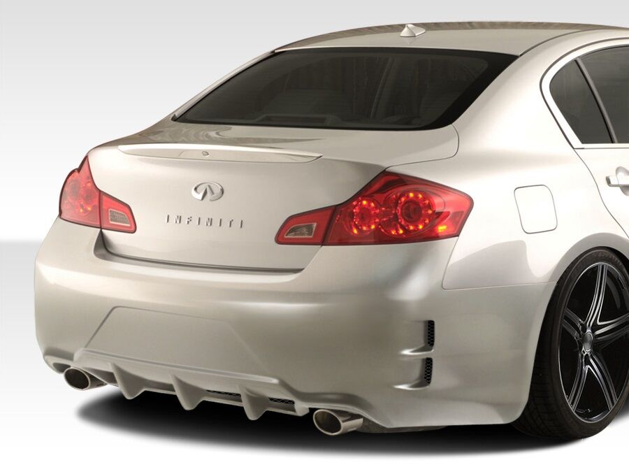 2007-2013 Infiniti G Sedan G25 G35 G37 Duraflex Elite Rear Bumper Cover - 1PC -