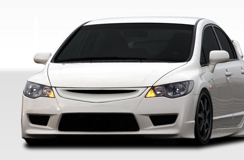 2006-2011 Honda Civic 4DR Duraflex JDM Type R Conversion Front Bumper Cover - 1P