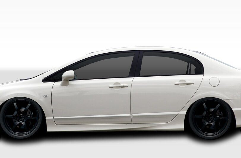 2006-2011 Honda Civic 4DR Duraflex JDM Type R Conversion Side Skirts Rocker Pane