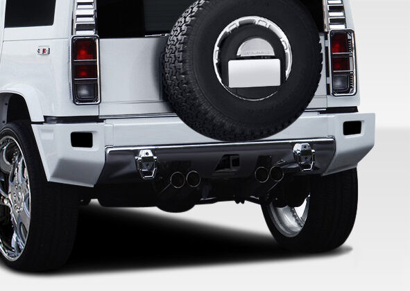 2003-2009 Hummer H2 Duraflex BR-N Rear Add On Bumper Extensions - 1PC - 107746