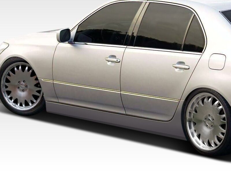Duraflex VIP Style Fiberglass/FRP Side Skirts for 2004-2006 Lexus LS - Lexus - 107781