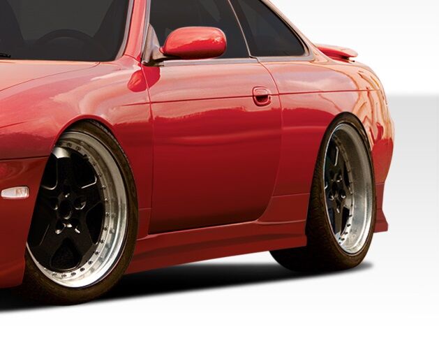 1995-1998 Nissan 240SX Duraflex WX-9 Side Skirts Rocker Panels - 2PC - 107824