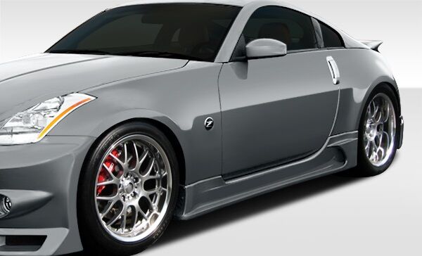 2003-2008 Nissan 350Z Duraflex J-Spec Side Skirts Rocker Panels - 2PC - 107830