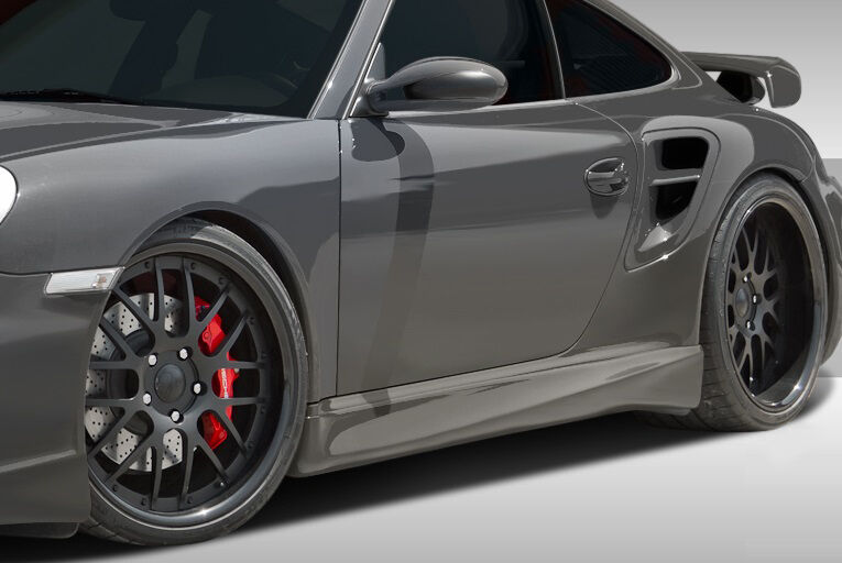 2005-2012 Porsche 997 991 C4 C4S Turbo Eros Version 1 Side Skirts Rocker Panels