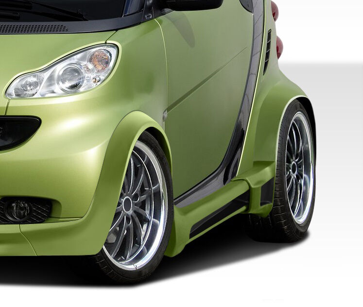 2008-2016 Smart ForTwo Duraflex GT300 Wide Body Side Skirts Rocker Panels - 4PC