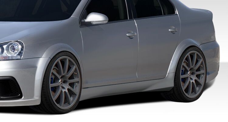 2005-2010 VW Jetta Duraflex R-GT Wide Body Side Skirts Rocker Panels - 2PC - 107