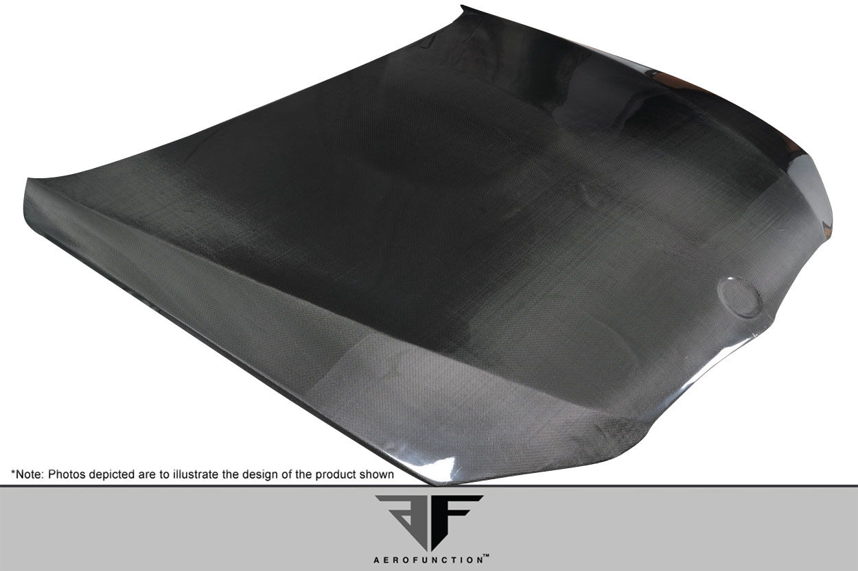 2007-2010 BMW 3 Series E92 2dr E93 Convertible Carbon AF-2 Hood ( CFP ) - 1 Piece
