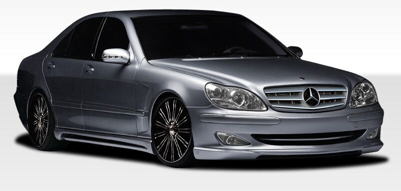 2000-2002 Mercedes S Class W220 Duraflex W-2 Body Kit (long wheelbase) - 4PC - 1