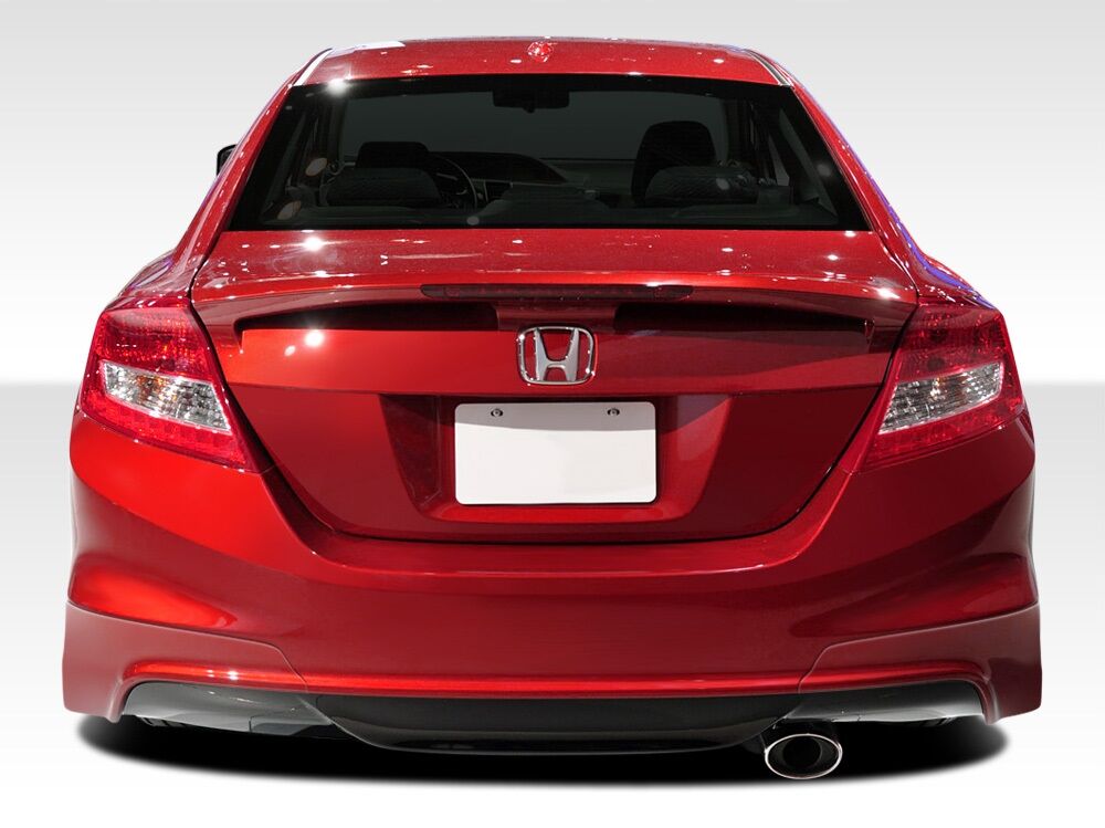 2012-2013 Honda Civic Si 2DR Duraflex H-Sport Rear Add On Bumper Extensions - 2P