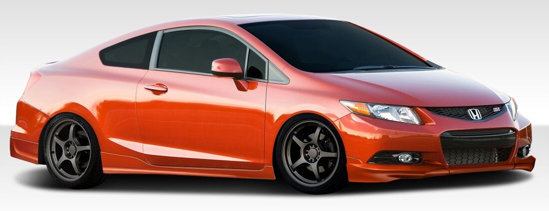 2012-2013 Honda Civic Si 2DR Duraflex H-Sport Body Kit - 6PC - 107954