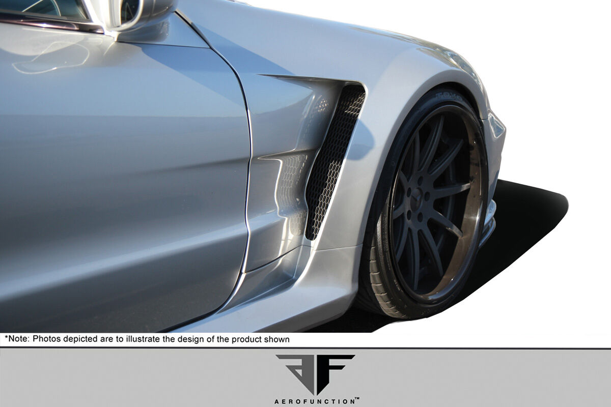 2003-2012 Mercedes SL Class R230 AF Signature 2 Series Wide Body Conversion Front Fenders ( GFK ) - 2 Piece