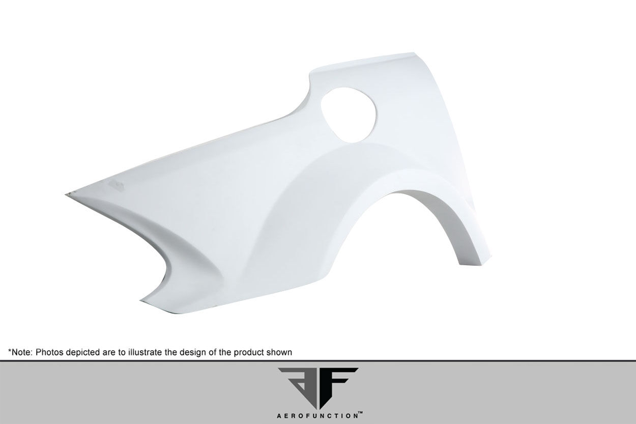 2003-2012 Mercedes SL Class R230 AF-Signature 1 Series Wide Body Conversion Rear Fenders ( GFK ) - 2 Piece