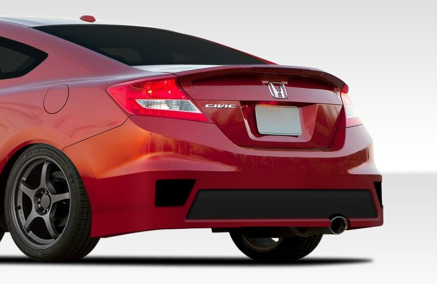 2012-2013 Honda Civic 2DR Duraflex Bisimoto Edition Rear Bumper Cover - 1PC - 10