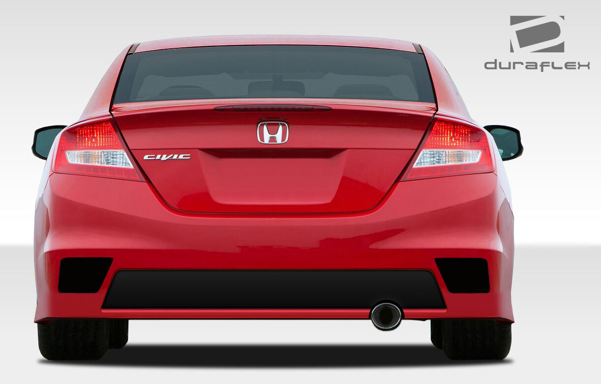 2012-2013 Honda Civic 2DR Duraflex Bisimoto Edition Rear Bumper Cover - 1 Piece