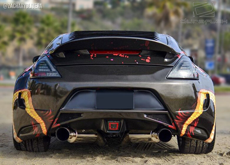 2009-2020 Nissan 370Z Z34 Duraflex AM-S GT Rear Bumper Cover - 1 Piece