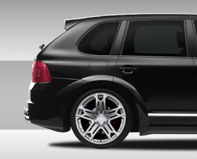 2003-2006 Porsche Cayenne Eros Version 1 Wide Body Rear Fender Flares - 4PC - 10